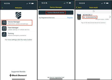black diamond recon lt, obr
