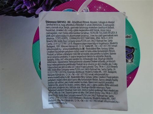 kľúčenka shimmeez™, pa reg no