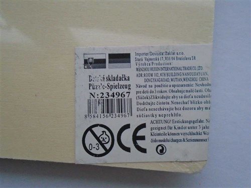 drevené puzzle - kozička č