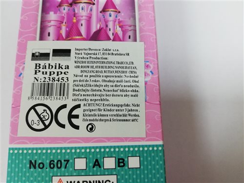 bábika puppe pretty girl č 1