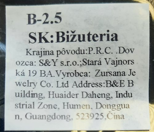 set náhrdelník a náušnice, b-2