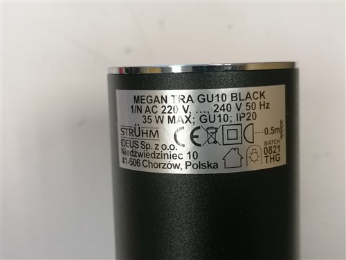 svietidlá strühm modeltyp megan tra gu10 a modeltyp daria tra gu10 č3