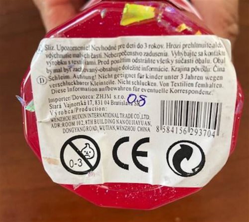 detská hračka - sliz v kelímku (2)