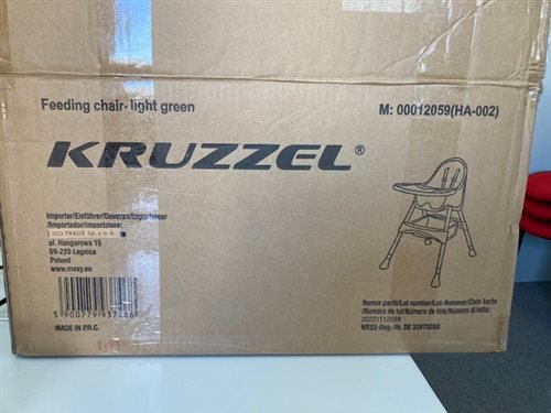 detská jedálenská stolička 3v1 kruzzel1