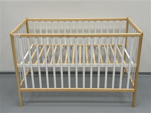 detská postieľka bez matraca moony pine white, art