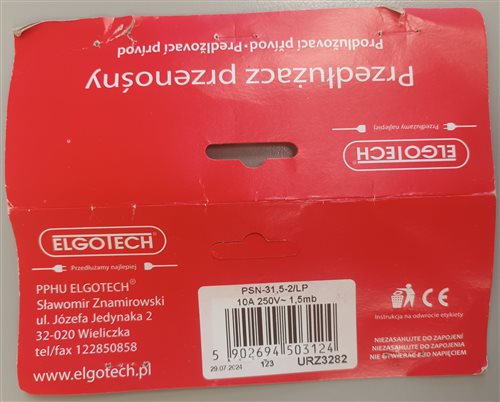 predlžovacie prívody elgotech, typ 04gn (rôzne varianty)10