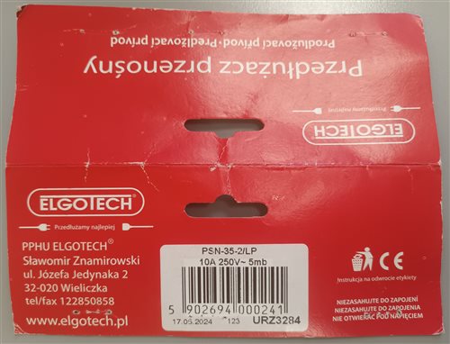 predlžovacie prívody elgotech, typ 04gn (rôzne varianty)15