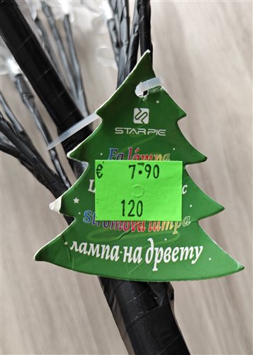 svetelný reťazec v tvare stromčeka starpie, modeltyp lx-01, item no 20640 2