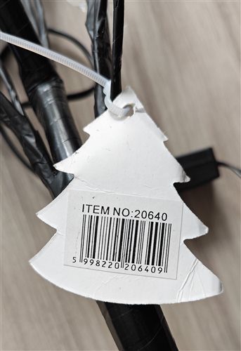 svetelný reťazec v tvare stromčeka starpie, modeltyp lx-01, item no 20640 3