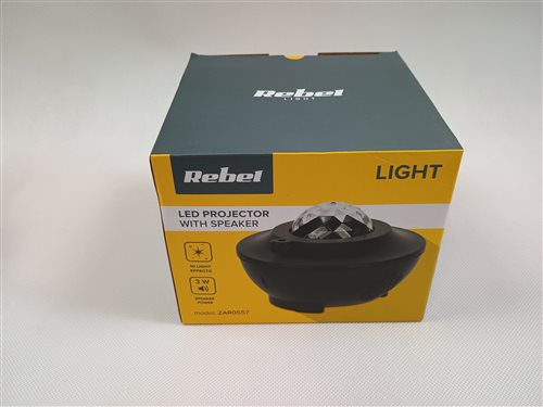 Bezdrôtový LED projektor zn. REBEL, model: ZAR0557 