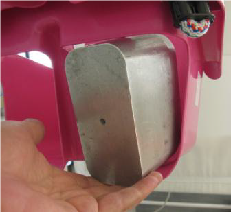 detská hračka – hojdačka s klaksónom c