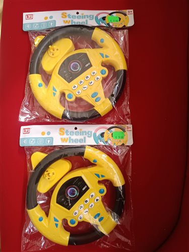 detská hračka – plastový riadiaci volant na batérie c