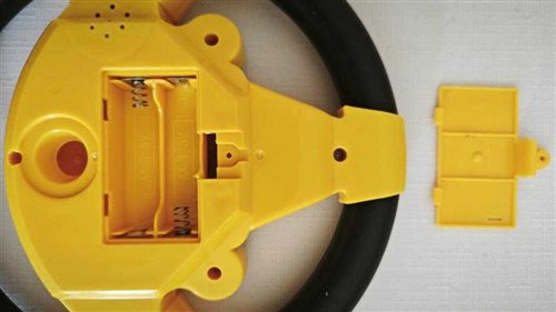 detská hračka – plastový riadiaci volant na batérie c