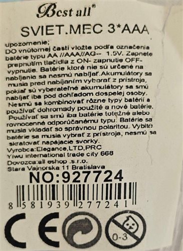 detská hračka – plastový svietiaci meč „best all®“ c