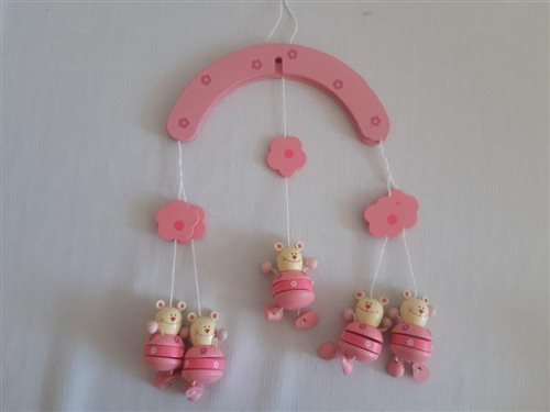 detská hračka – závesná hrazdička nad postieľku „hängende bettglocke“ c