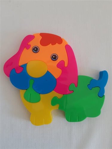 puzzle v tvare psa obr