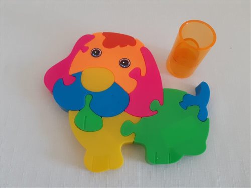 puzzle v tvare psa obr