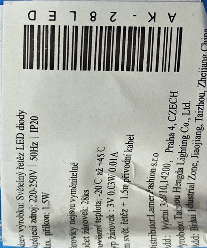 svetelný reťazec ak-28led, obr