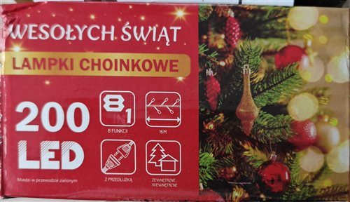 svetelný reťazec art no 3025 