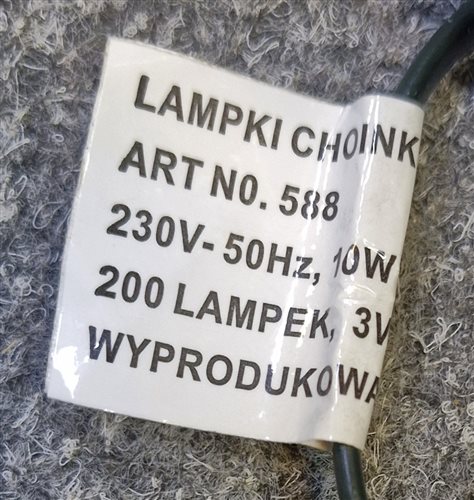 svetelný reťazec art no