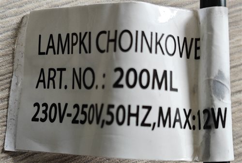 svetelný reťazec art