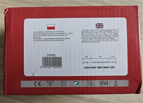 svetelný reťazec art