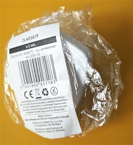 univerzálny cestovný adaptér lechpol, modeltyp zla0567f c