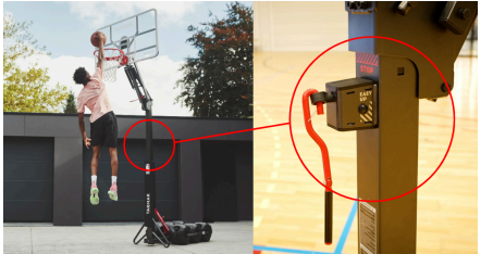 basketbalový kôš tarmak