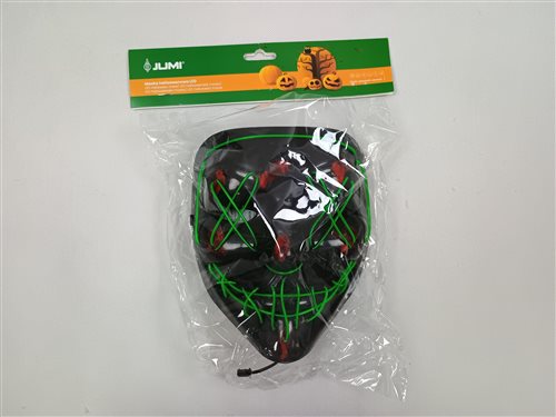 hračka led halloweenska maska jumi model h 871472 obr