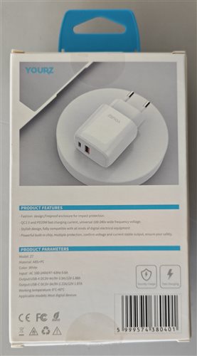 nabíjačka yourz, obr