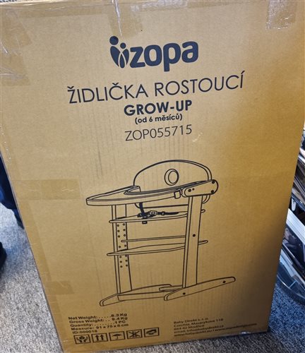 detská stolička zopa obr