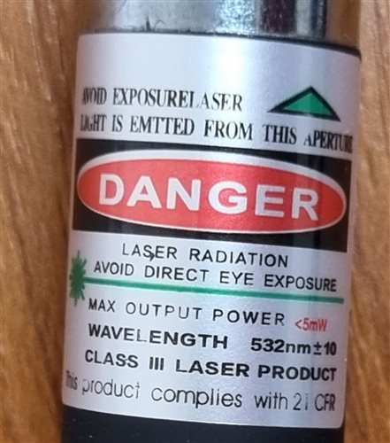 laserove ukazovadlo 5mw obr
