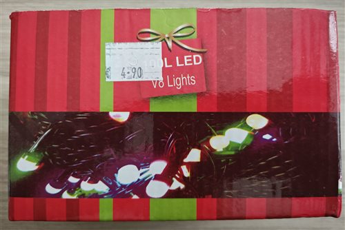 svetelný reťazec item no 100l v8 led-rgb, obr