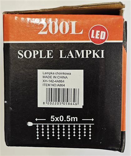 svetelný reťazec item no a864 obr