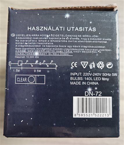 svetelný reťazec modeltyp dn-72, obr