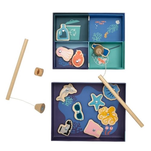 viacfarebná hra na rybačku blåvingad